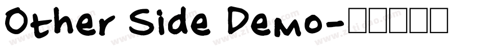 Other Side Demo字体转换